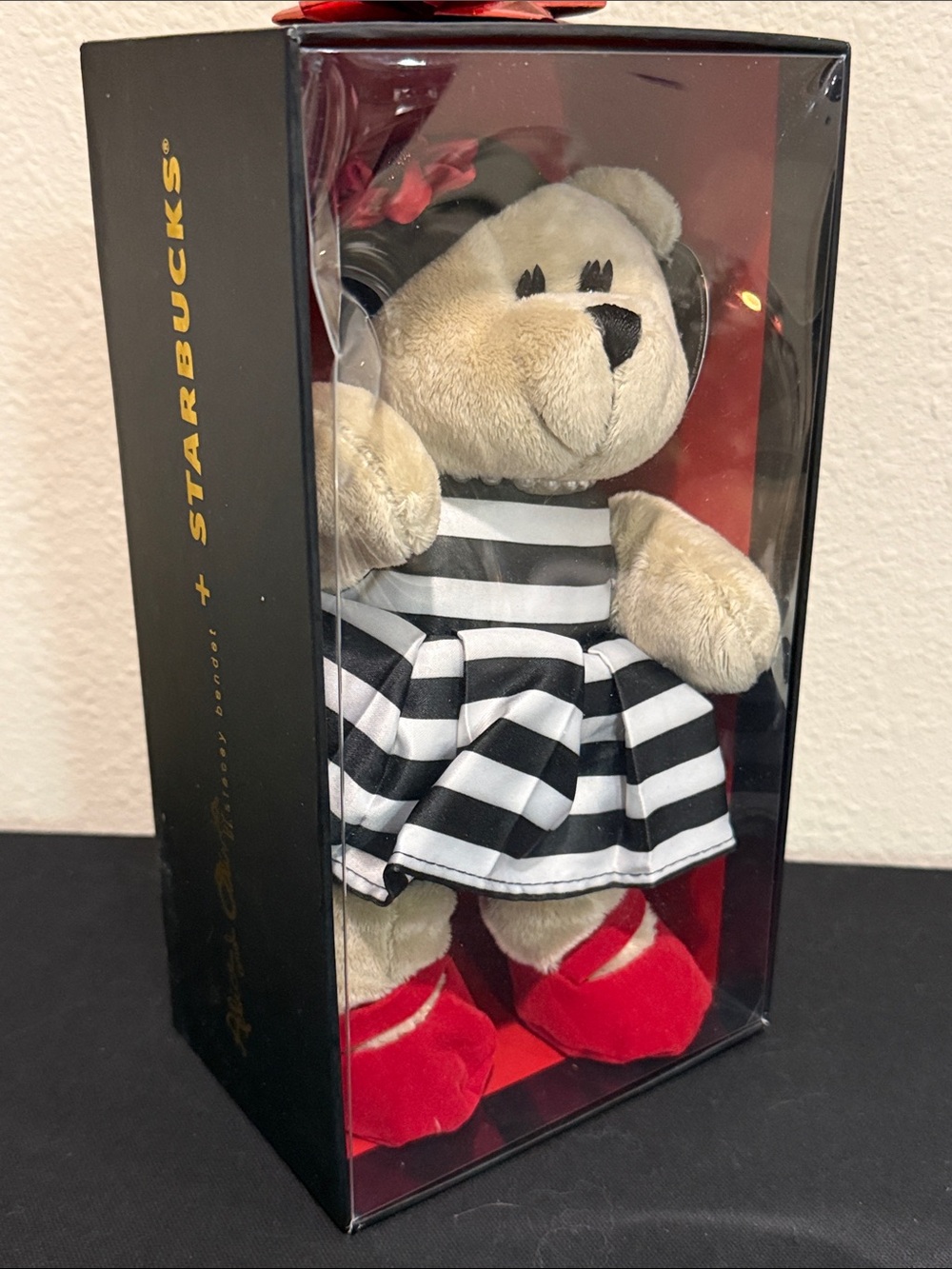 Starbucks Holiday Bearista Bear Alice + Olivia‎ Plush NIB Limited Edition 🎄🐻